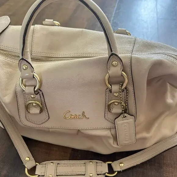 Coach Madison Leather Ashley Satchel Handbag